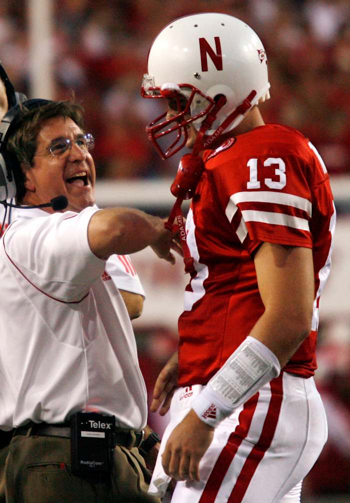 2006 Nebraska-Kansas football 2Q2 USATSI_2187128 Bill Callahan and Zac Taylor